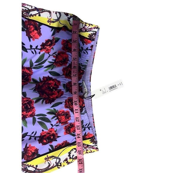 Alice + Olivia Stacey Bennet Multicolor Rose Print Mix Pattern Wide Leg Pants XL - Picture 6 of 11